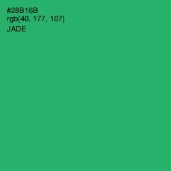 #28B16B - Jade Color Image