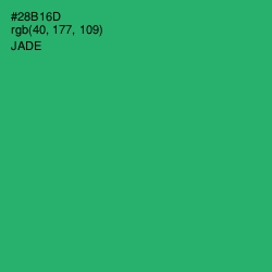 #28B16D - Jade Color Image