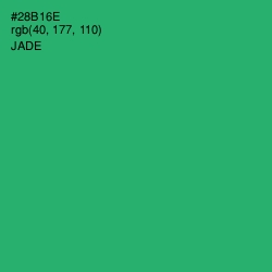 #28B16E - Jade Color Image