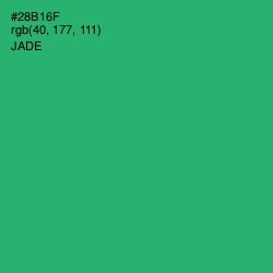 #28B16F - Jade Color Image