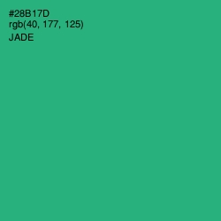 #28B17D - Jade Color Image