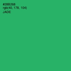 #28B268 - Jade Color Image