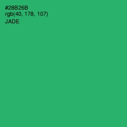 #28B26B - Jade Color Image