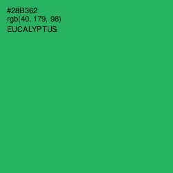 #28B362 - Eucalyptus Color Image