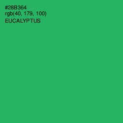 #28B364 - Eucalyptus Color Image