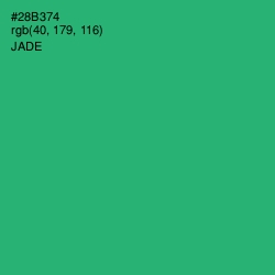 #28B374 - Jade Color Image