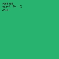 #28B46E - Jade Color Image
