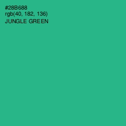 #28B688 - Jungle Green Color Image