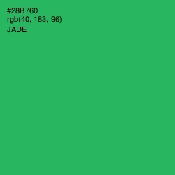 #28B760 - Jade Color Image