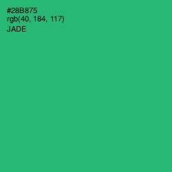 #28B875 - Jade Color Image
