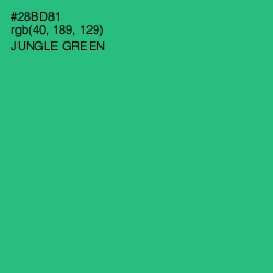 #28BD81 - Jungle Green Color Image