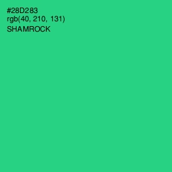 #28D283 - Shamrock Color Image