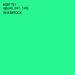 #28F791 - Shamrock Color Image