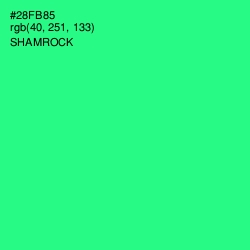 #28FB85 - Shamrock Color Image