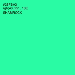 #28FBA3 - Shamrock Color Image