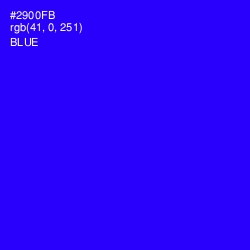 #2900FB - Blue Color Image