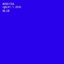 #2901EA - Blue Color Image