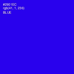 #2901EC - Blue Color Image