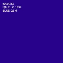 #29028C - Blue Gem Color Image