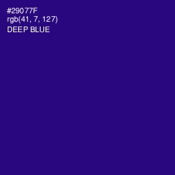 #29077F - Deep Blue Color Image