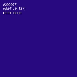 #29097F - Deep Blue Color Image