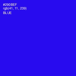 #290BEF - Blue Color Image