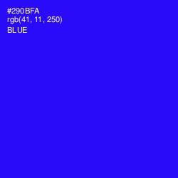 #290BFA - Blue Color Image