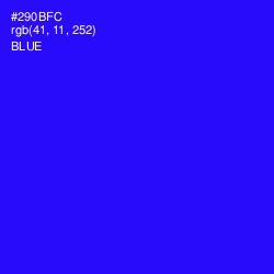 #290BFC - Blue Color Image