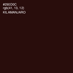 #290D0C - Kilamanjaro Color Image