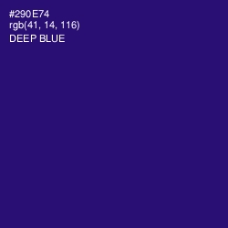 #290E74 - Deep Blue Color Image