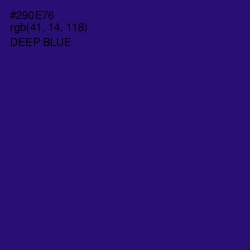 #290E76 - Deep Blue Color Image