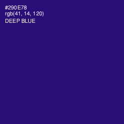 #290E78 - Deep Blue Color Image