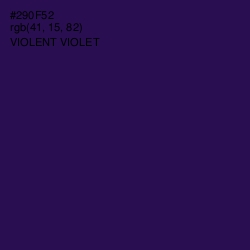 #290F52 - Violent Violet Color Image