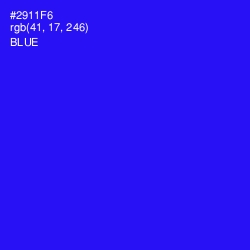 #2911F6 - Blue Color Image