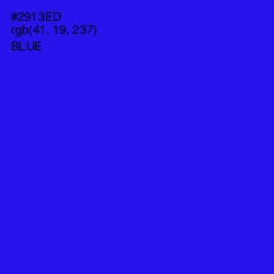 #2913ED - Blue Color Image