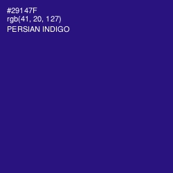 #29147F - Persian Indigo Color Image