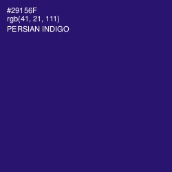 #29156F - Persian Indigo Color Image