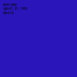 #2915B9 - Persian Blue Color Image