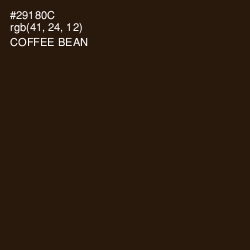 #29180C - Coffee Bean Color Image