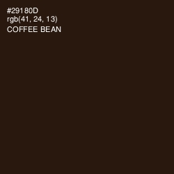 #29180D - Coffee Bean Color Image