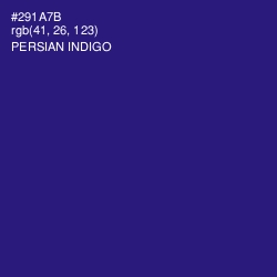 #291A7B - Persian Indigo Color Image