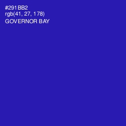 #291BB2 - Governor Bay Color Image