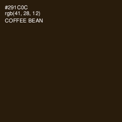 #291C0C - Coffee Bean Color Image