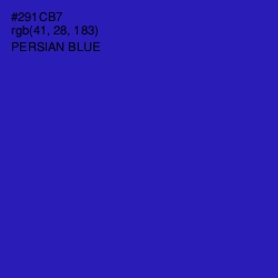 #291CB7 - Persian Blue Color Image