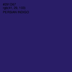 #291D67 - Persian Indigo Color Image