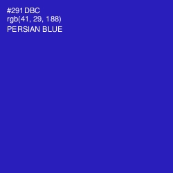 #291DBC - Persian Blue Color Image