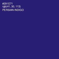 #291E71 - Persian Indigo Color Image