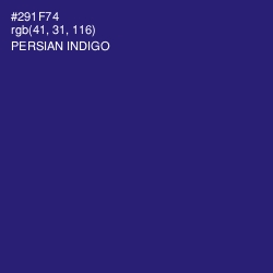 #291F74 - Persian Indigo Color Image