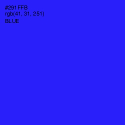 #291FFB - Blue Color Image