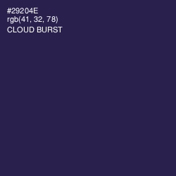 #29204E - Cloud Burst Color Image